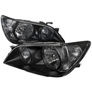 2001-2005 Lexus IS300 Factory Style Crystal Headlights Matte Black/Clear Lens