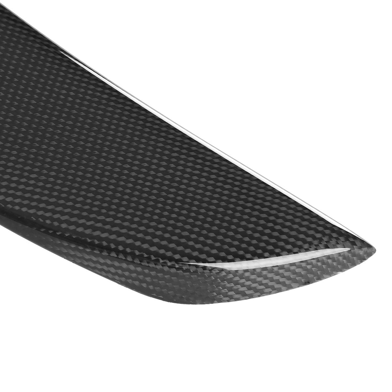 2017-2020 Tesla Model 3 Glossy Black Carbon Fiber Factory Rear Trunk Spoiler
