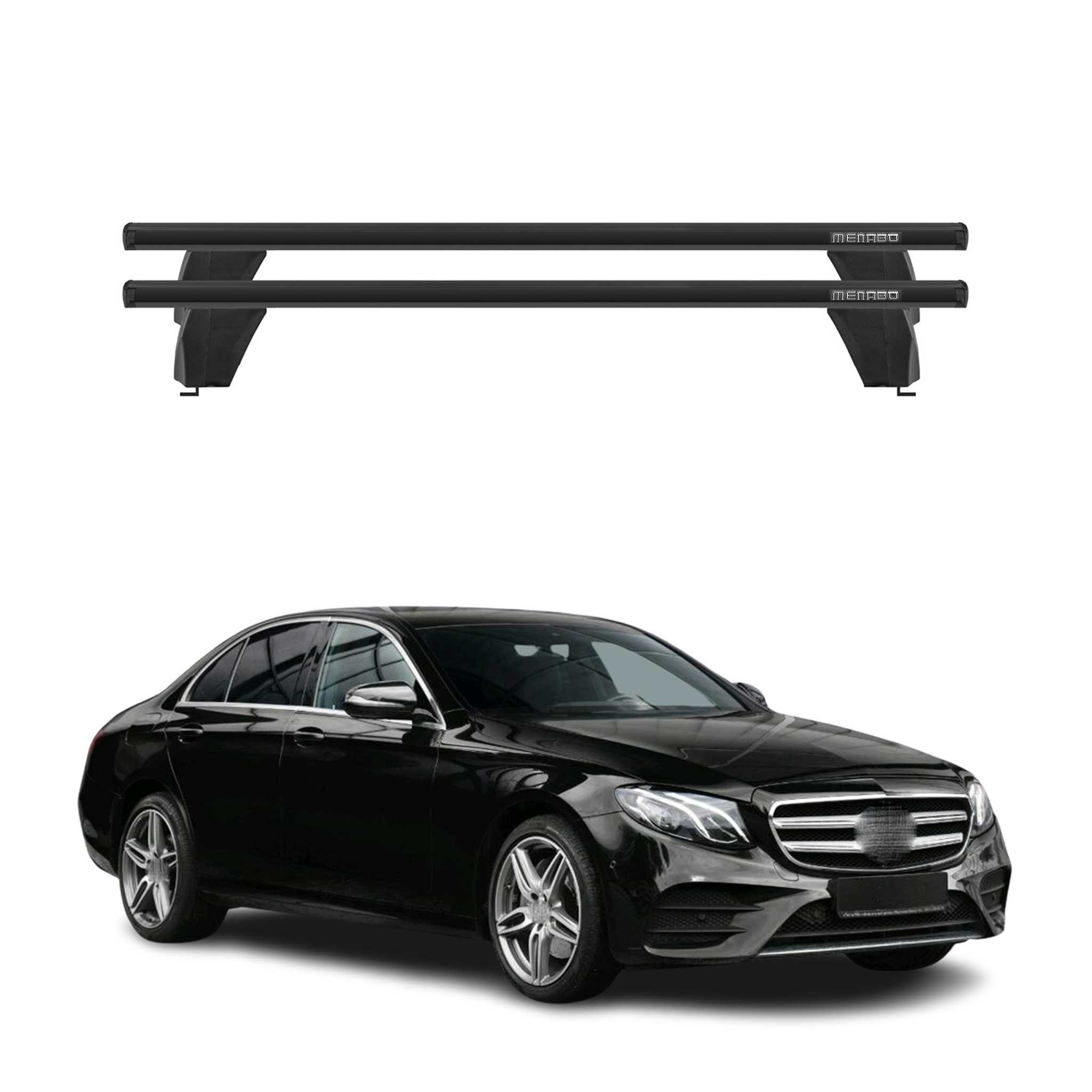 2017-2023 Mercedes E Class W13 Sedan Roof Rack Cross Bars Black
