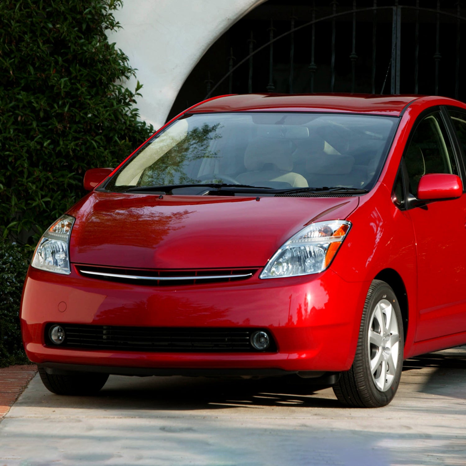 2006-2009 Toyota Prius Factory Style Headlights w/Amber Reflector Chrome/Clear