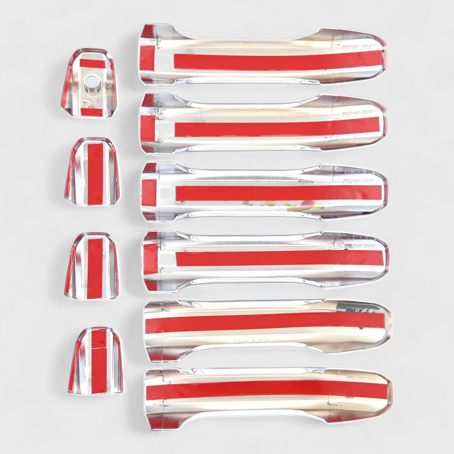 2021-2024 GMC Yukon Door Handle Cover Chrome 10Pcs ABS Plastic