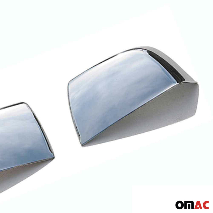 Side Mirror Cover Caps Fits for RAM ProMaster City 2015-2022 Chrome Silver Gloss
