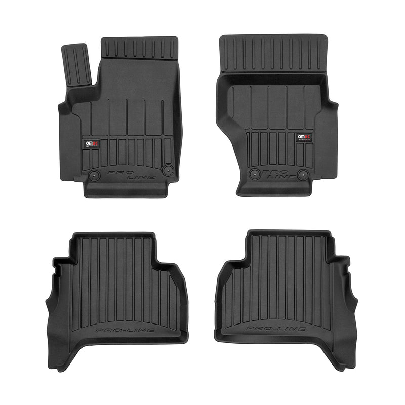 2011-2021 VW Amarok Double Cab Premium Floor Mats Liners Full Set All Weather Heavy Duty