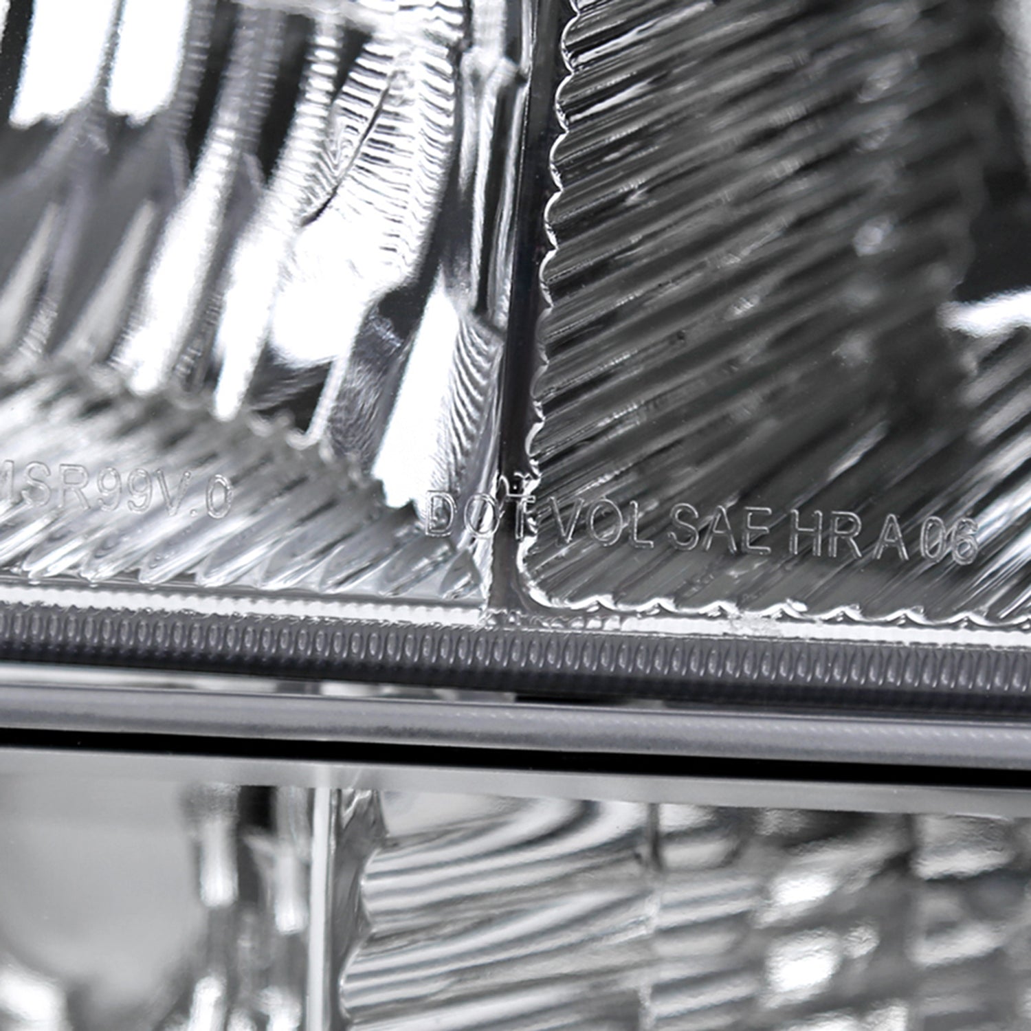 1999-2007 GMC Sierra/ Yukon/Yukon XL Factory Crystal Headlights Amber & Chrome