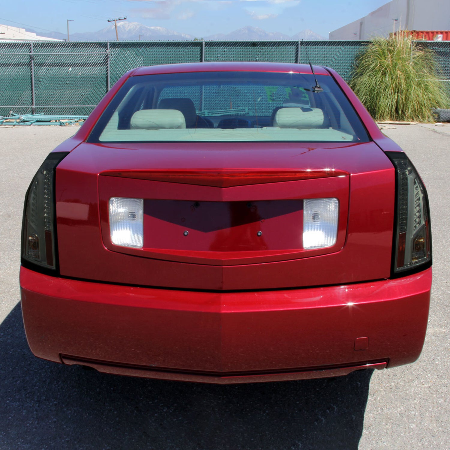 2003-2007 Cadillac CTS LED Tail Lights Chrome Housing/Smoke Lens