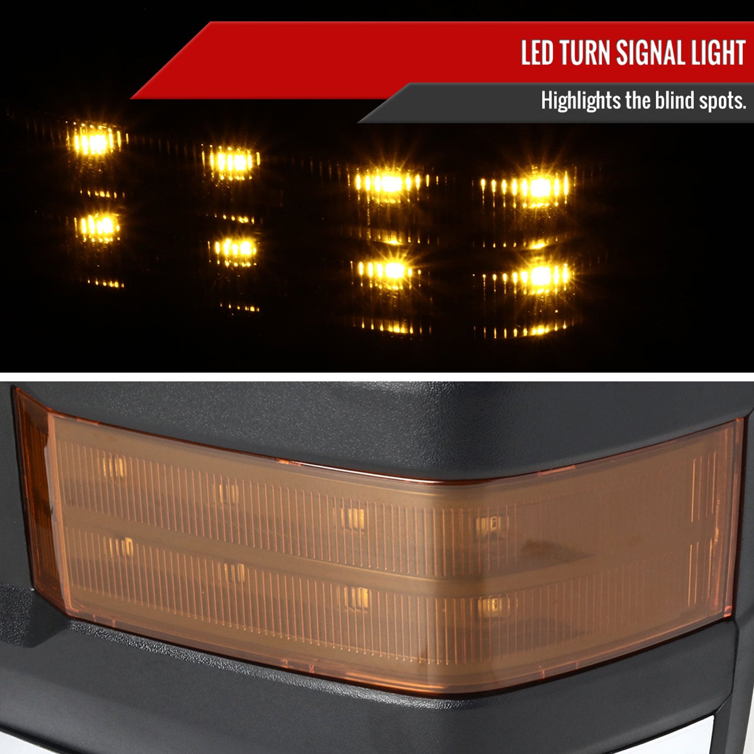 2014-2016 Chevy Silverado/GMC Sierra Heated ATS Manual Chrome Towing Mirrors