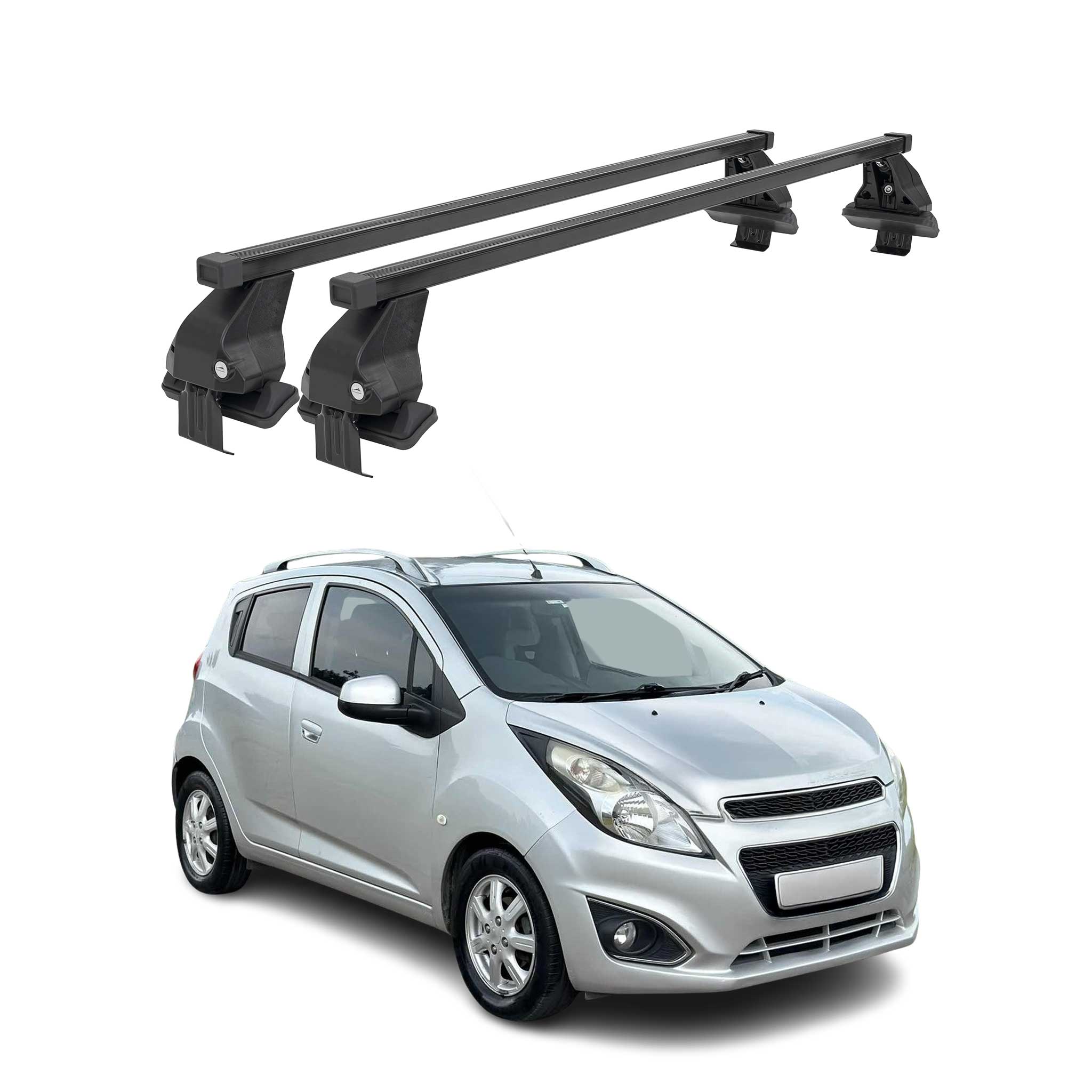 2016-2022 Chevrolet Spark Roof Rack Cross Bars Black