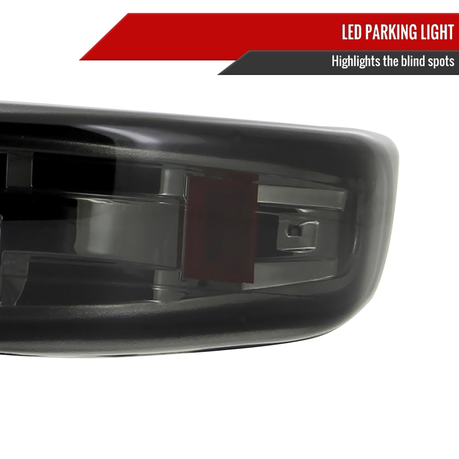 1999-2002 Chevy Silverado/ 00-2006 Tahoe Suburban LED Bumper Lights Chrome Smoke