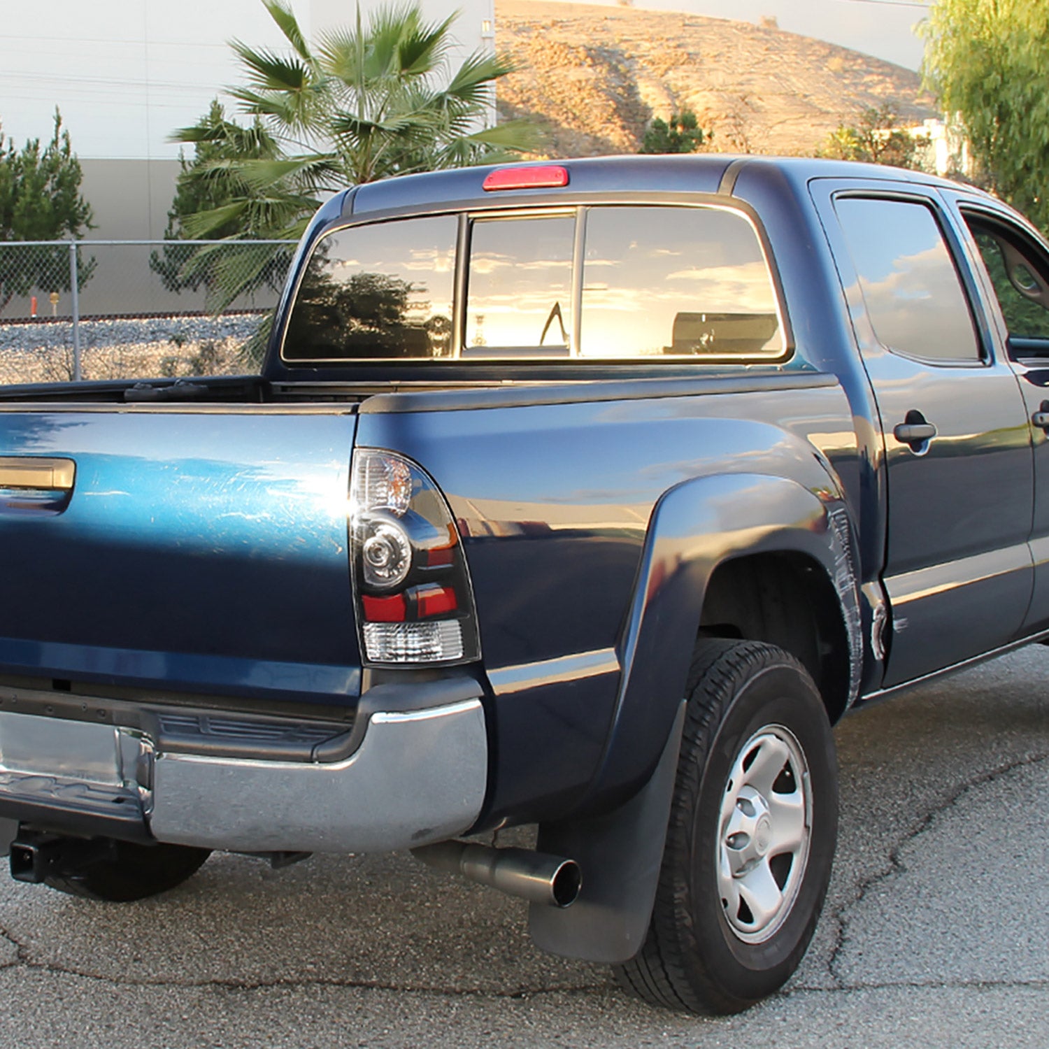 2005-2015 Toyota Tacoma LED Tail Lights Matte Black Housing/Clear Lens