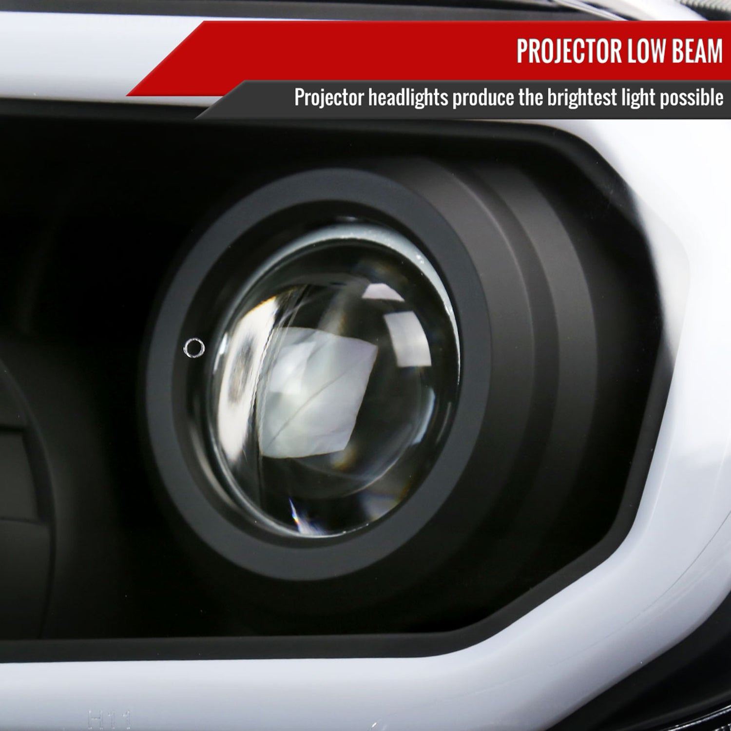 2007-2013 Toyota Tundra/Sequoia Retro LED Tube Headlights LED Signal Black