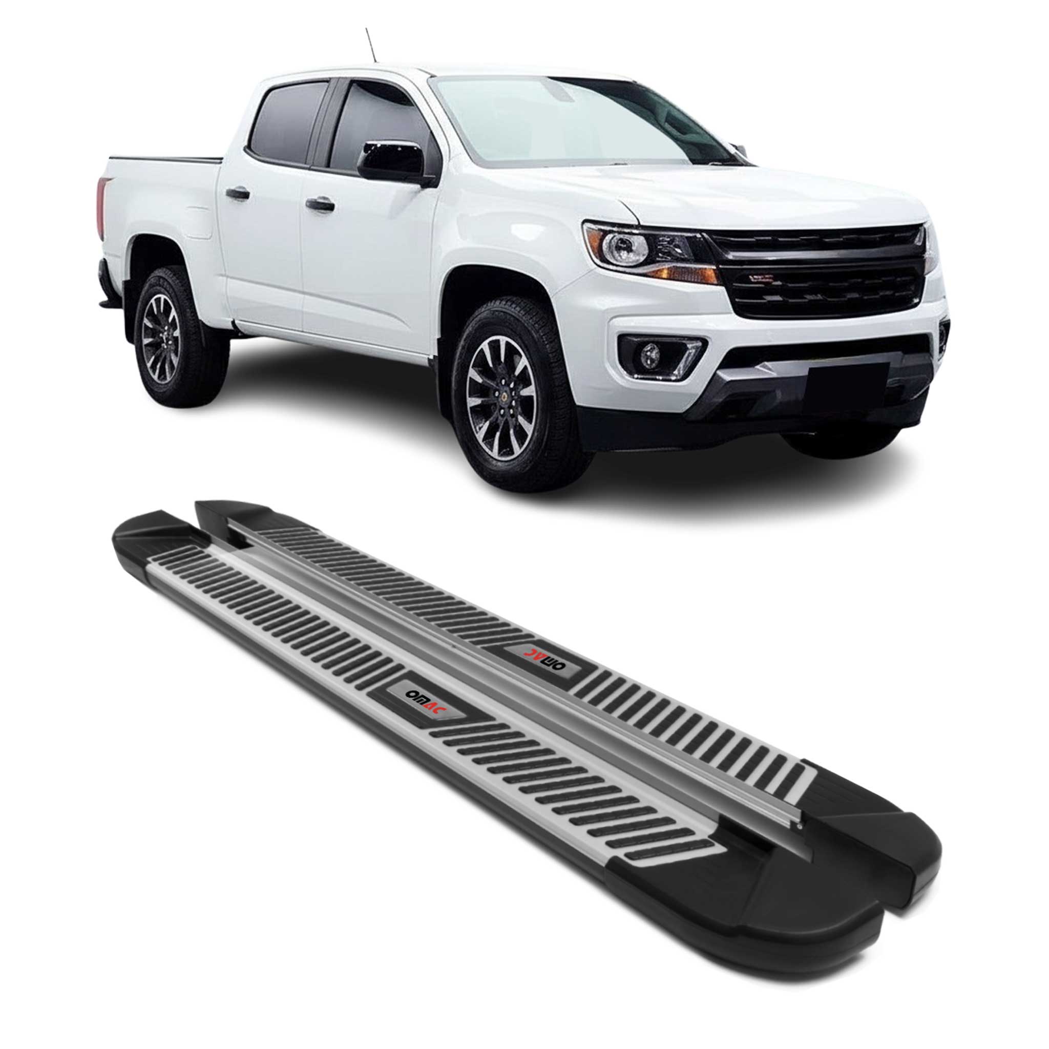 2015-2024 Chevrolet Colorado / GMC Canyon Nerf Bar Side Step Running Boards Alu
