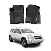 2005-2009 Chevrolet Equinox Premium Floor Mats Liners First Row Front Black