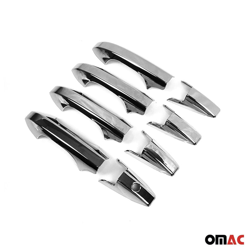 2007-2011 Honda CR-V Car Door Handle Cover Protector Silver Chrome 8 Pcs