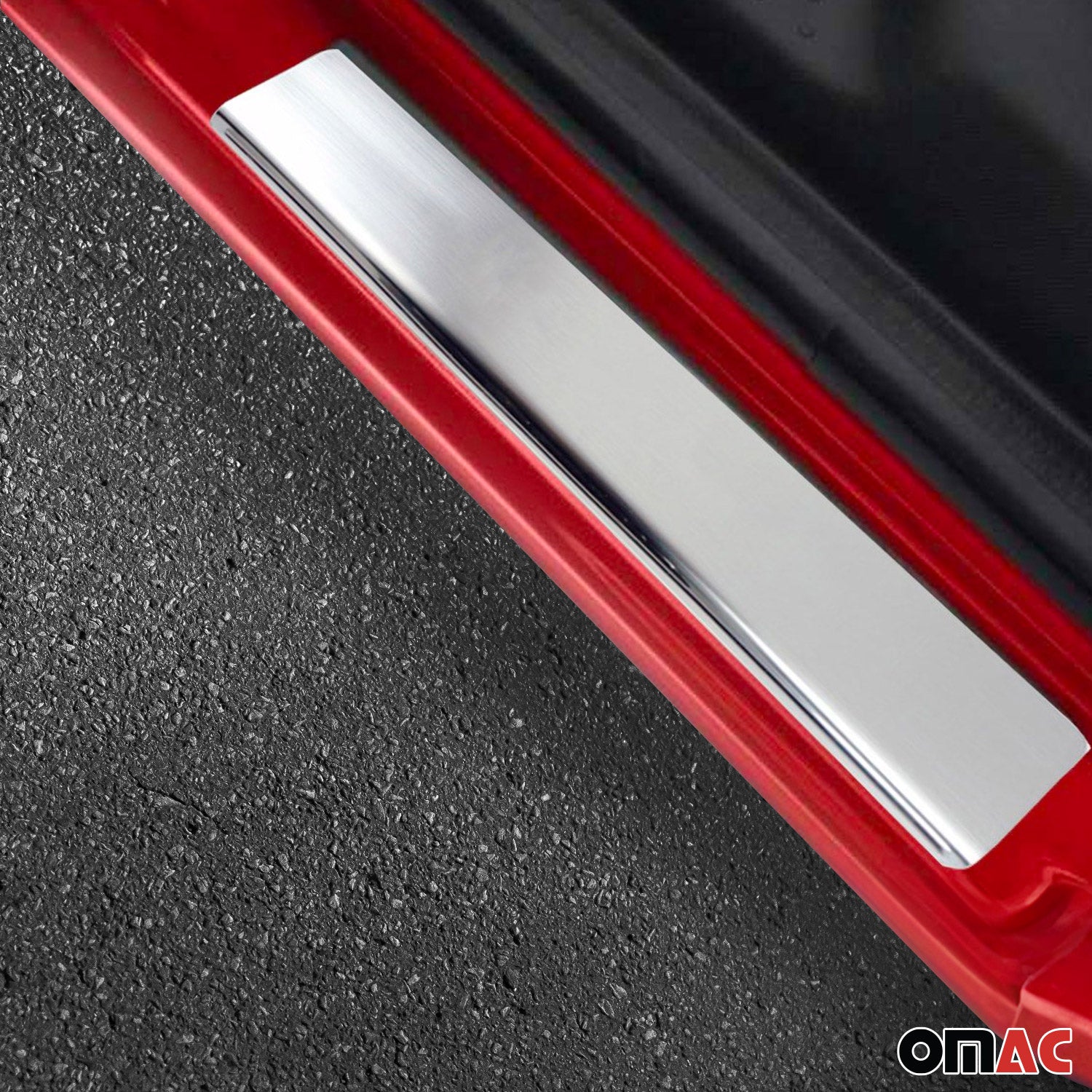 2010-2013 Ford Transit Connect Door Sill Scuff Plate Scratch Protector Stainless Steel