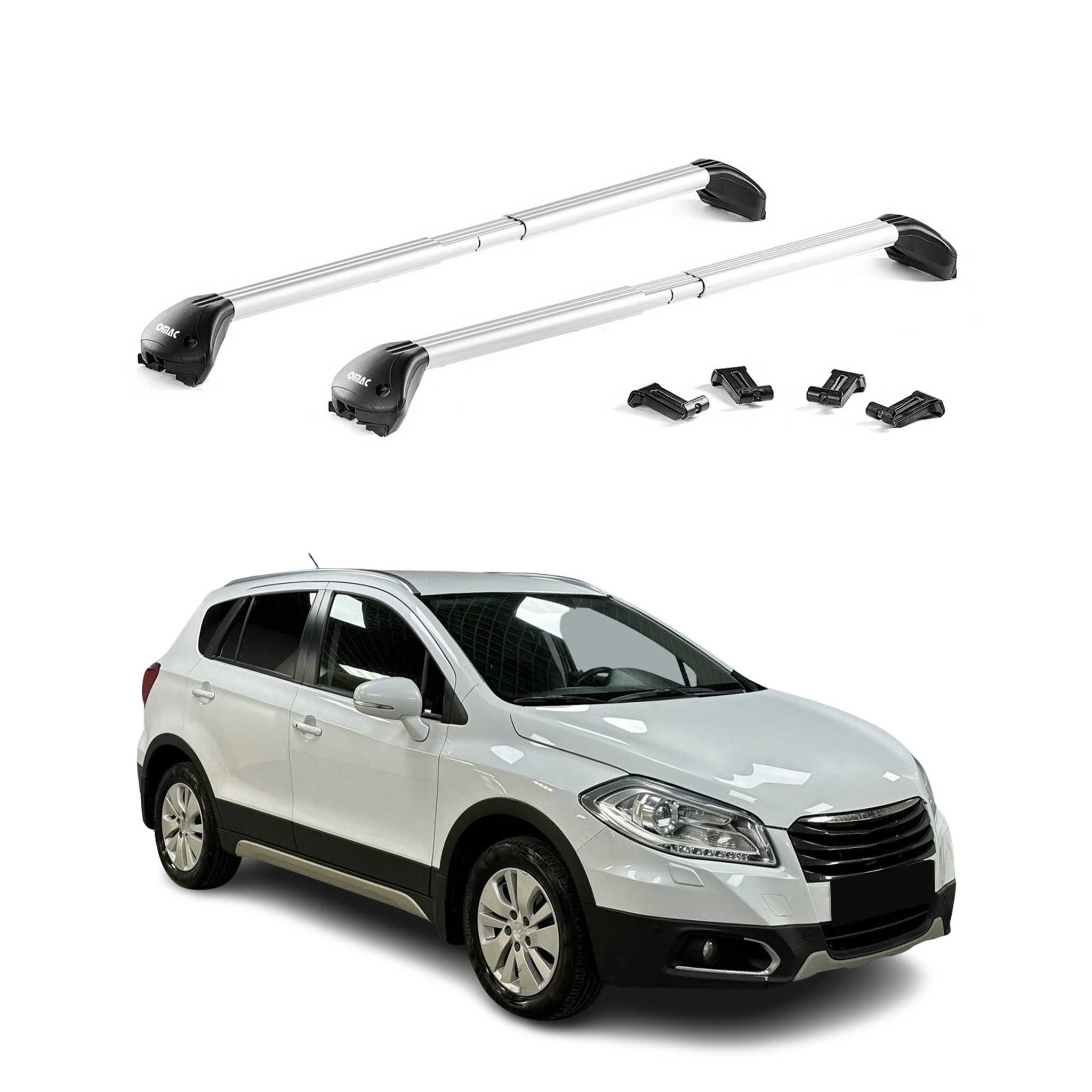 2016-2024 VW Tiguan Roof Rack Cross Bars Silver