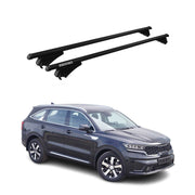 2021-2025 Kia Sorento Hybrid Roof Rack Cross Bars Black