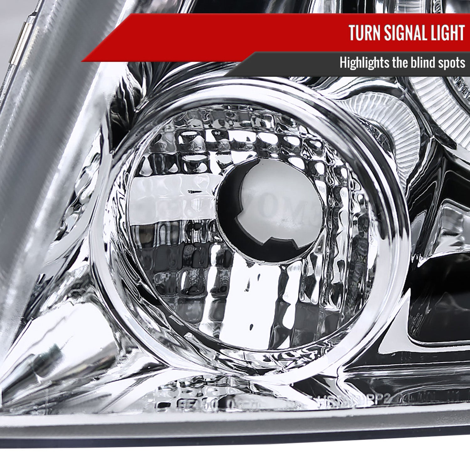2004-2008 Ford F-150/ 06-2008 Lincoln Mark LT Dual Halo Headlights Chrome