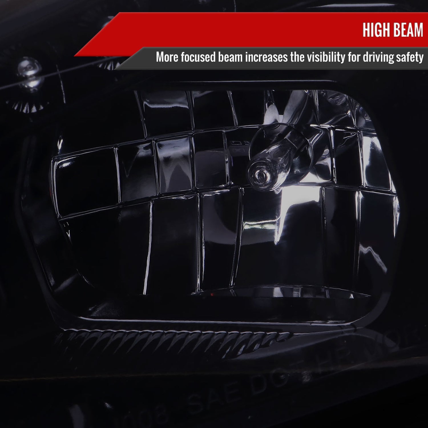 2015-2018 Ford Focus LED Sequential Signal Projector Headlights Black/Smoke