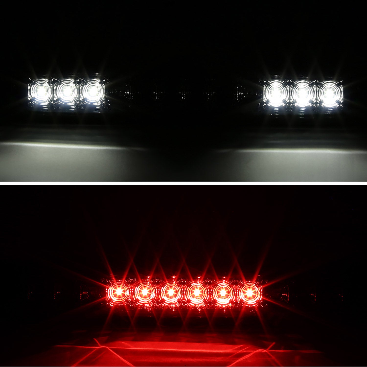 2007-2012 Chevy Silverado/ GMC Sierra LED 3rd Brake Light Chrome/Clear Lens