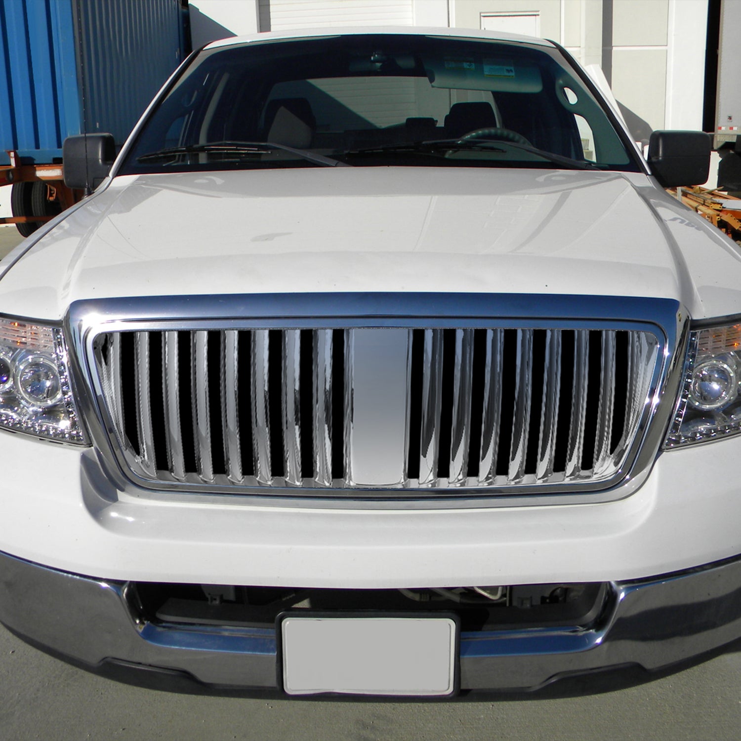 2004-2008 Ford F-150/ 2006-2008 Lincoln Mark LT Chrome ABS Vertical Front Grille