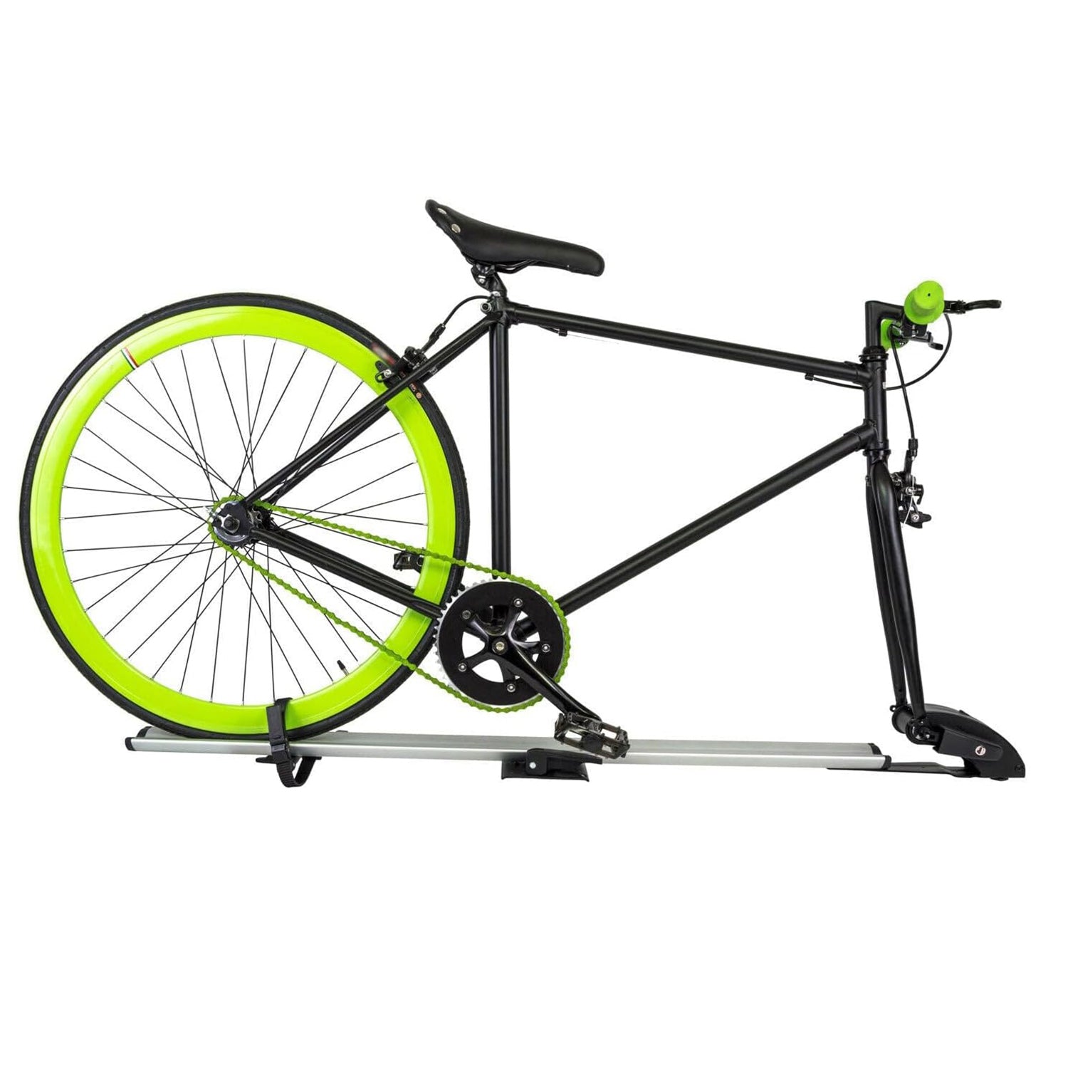 Roof Bicycle Rack Bike Carrier Alu Upright with Optional 0,5x4 Inch Fork Kit