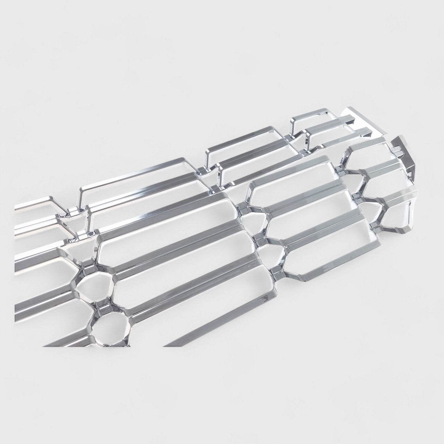 2016-2018 Chevrolet Silverado 1500 Grille Overlay Chrome 2Pcs ABS Plastic