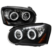 2004-2005 Subaru Impreza WRX/STI Outback Dual Halo Projector Headlights Black