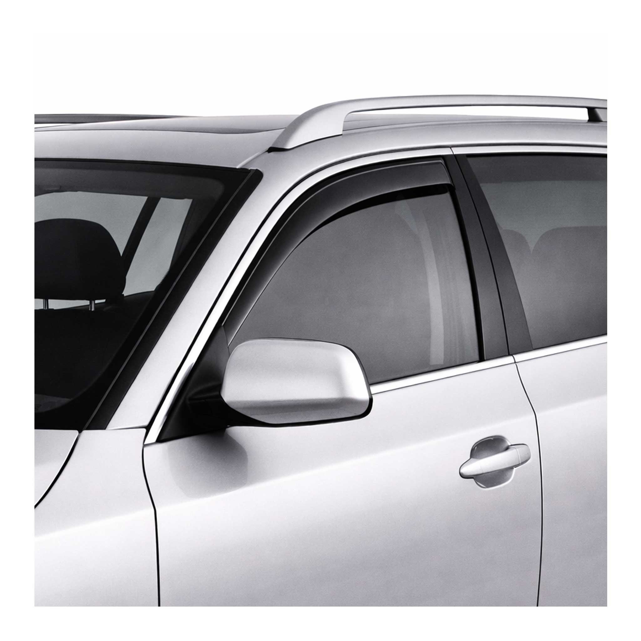 2004-2010 BMW 5 Series E60 E61 Sedan Touring Window Visor Vent Rain Deflector 2Pcs Smoke