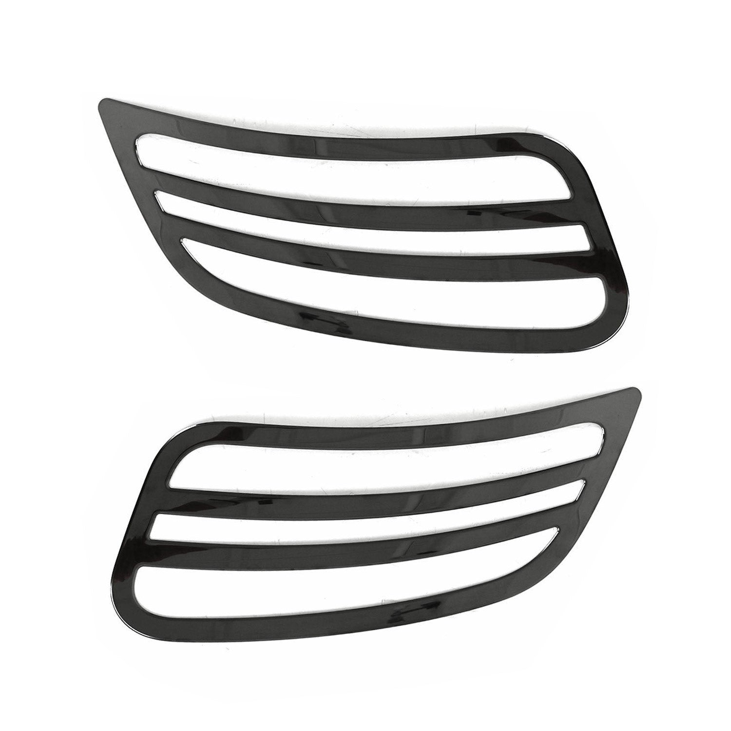 2019-2026 Mercedes Sprinter W907 910 Front Bumper Grill Trim Stainless Steel Dark 2Pcs
