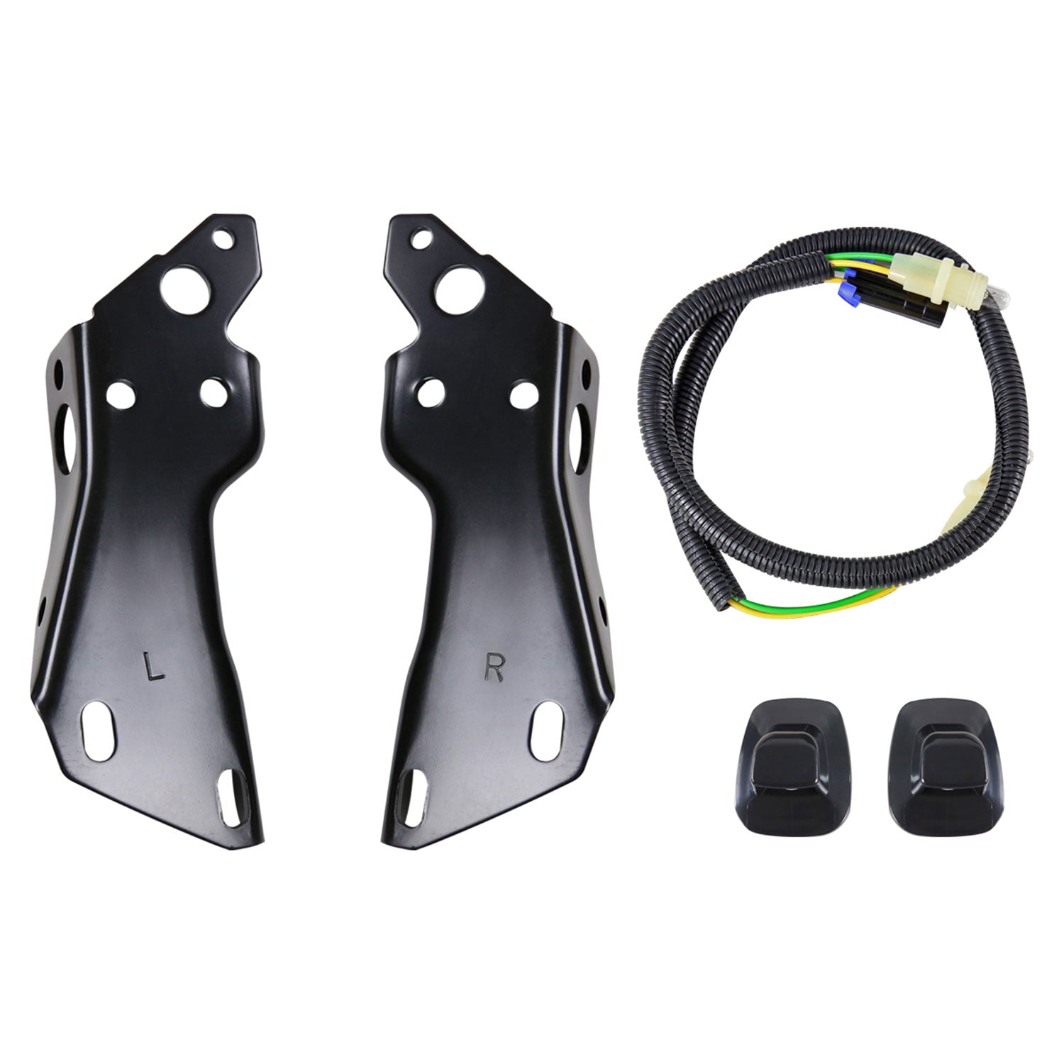 1988-2000 Chevy GMC 1500/2500/3500 Black Steel Replacement Rear Step Bumper