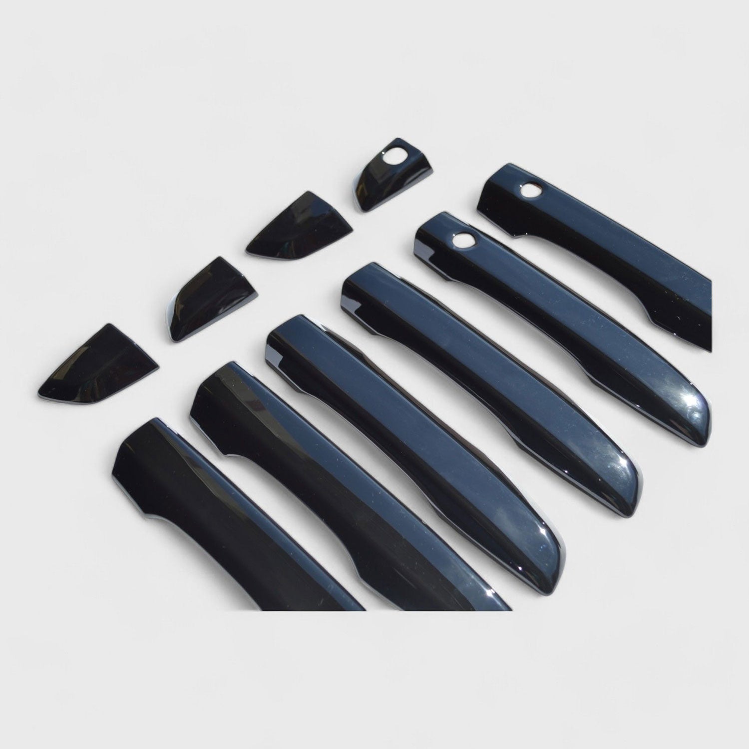 2016-2021 Honda Civic Door Handle Cover Gloss Black 10Pcs ABS Plastic