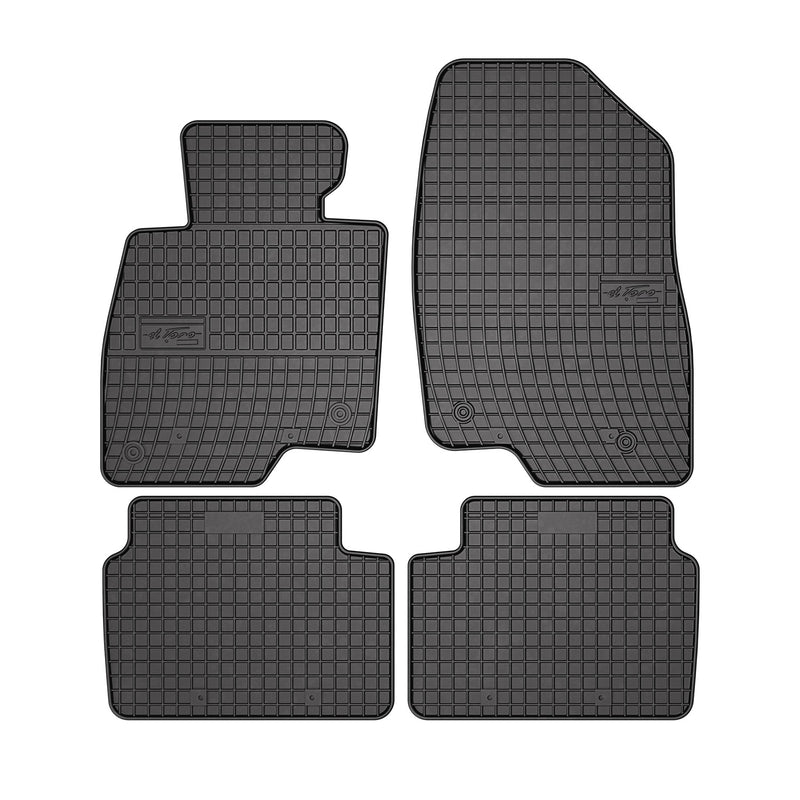 2014-2018 Mazda 3 Floor Mats Liners Full Set All Weather Rubber Black