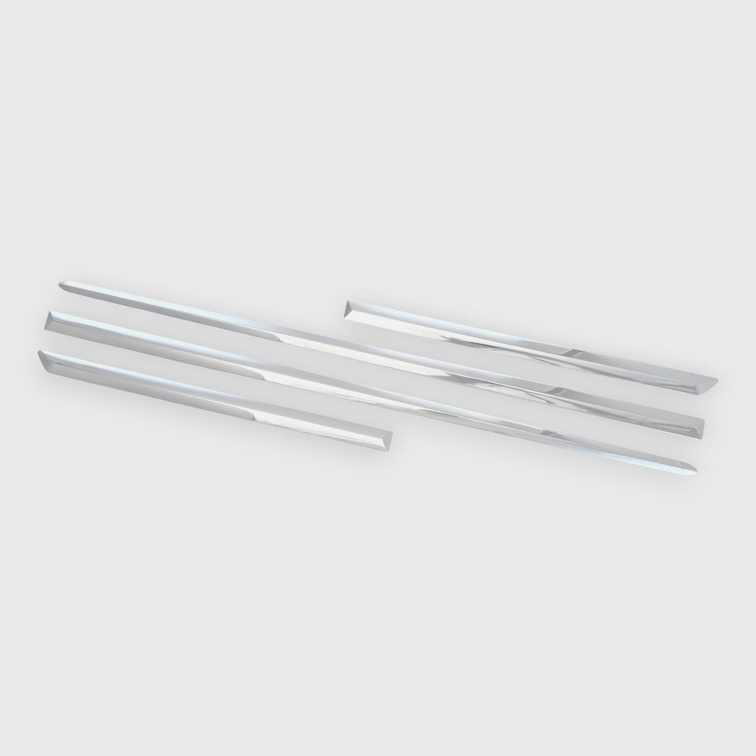 2015-2019 Cadillac ATS Side Door Molding Trim Set Chrome 4Pcs ABS Plastic