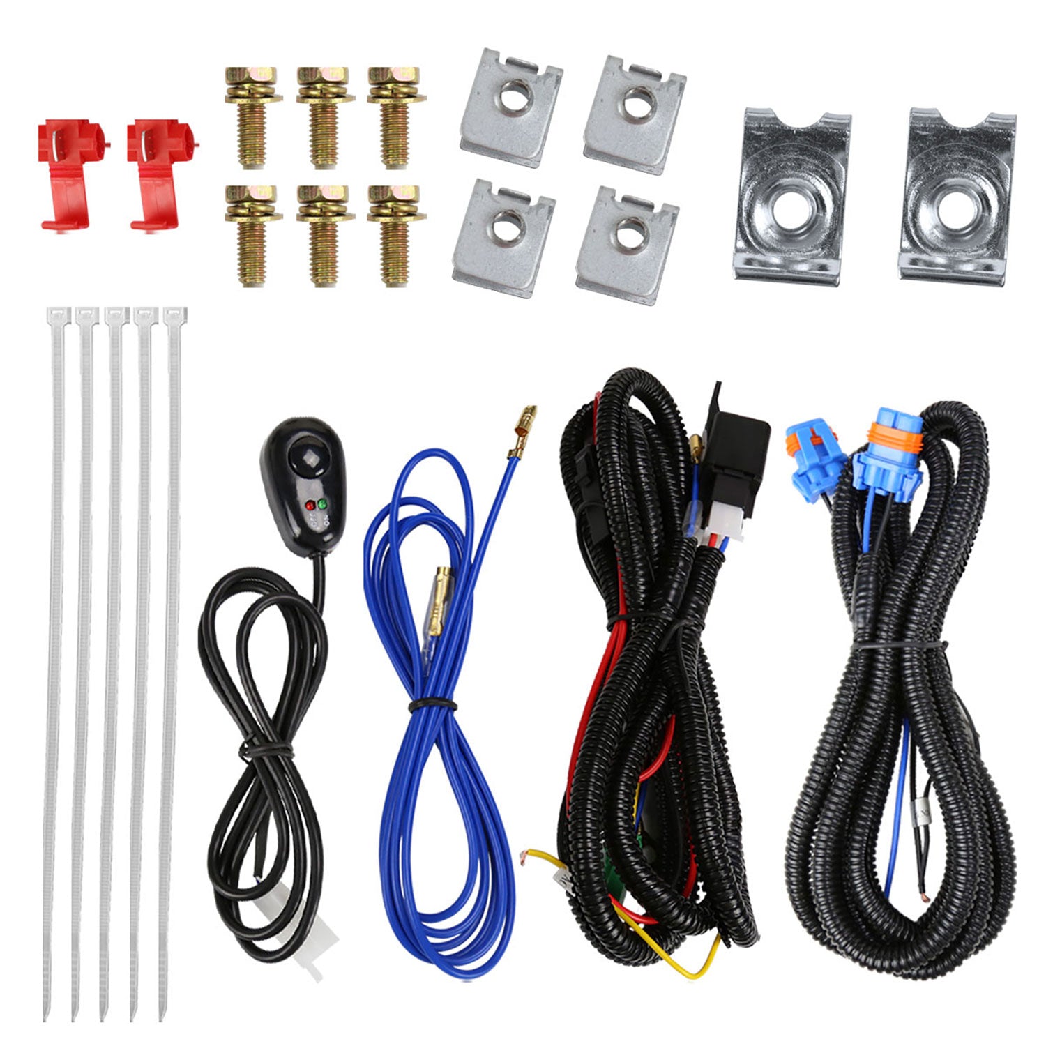 2011-2014 Ford F-150 FX2 FX4/King Ranch/ Lariat/ STX H10 Fog Lights Kit Chrome