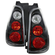 2003-2005 Toyota 4Runner Tail Lights Matte Black Housing/Clear Lens