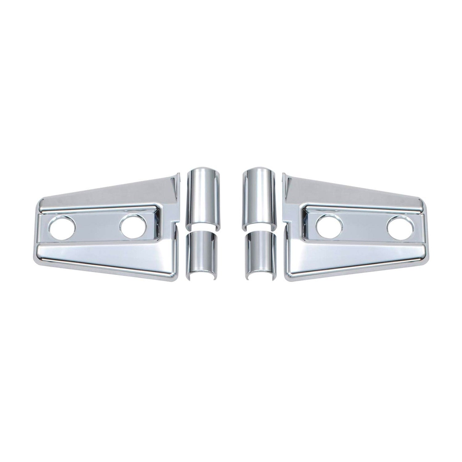 Door Hinge Cover for Jeep Wrangler 2007-2018 Silver 2Pcs ABS Chrome