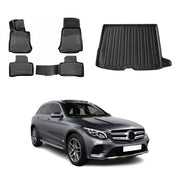 OMAC Floor Mats & Cargo Liners for Mercedes GLC Class Coupe C253 2017-2019 Black