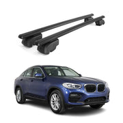 2019-2025 BMW X4 G02 Roof Rack Cross Bars Silver Luggage Carrier 2 Pcs