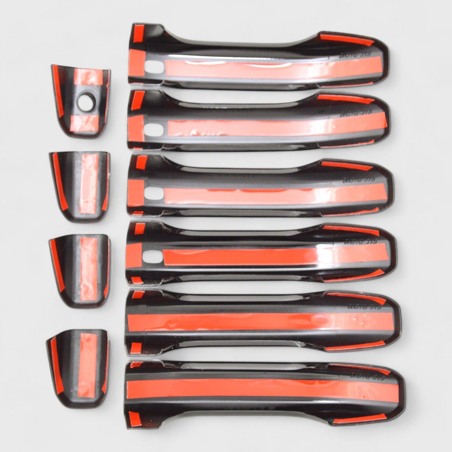 2021-2024 GMC Yukon Door Handle Cover Gloss Black 10Pcs ABS Plastic