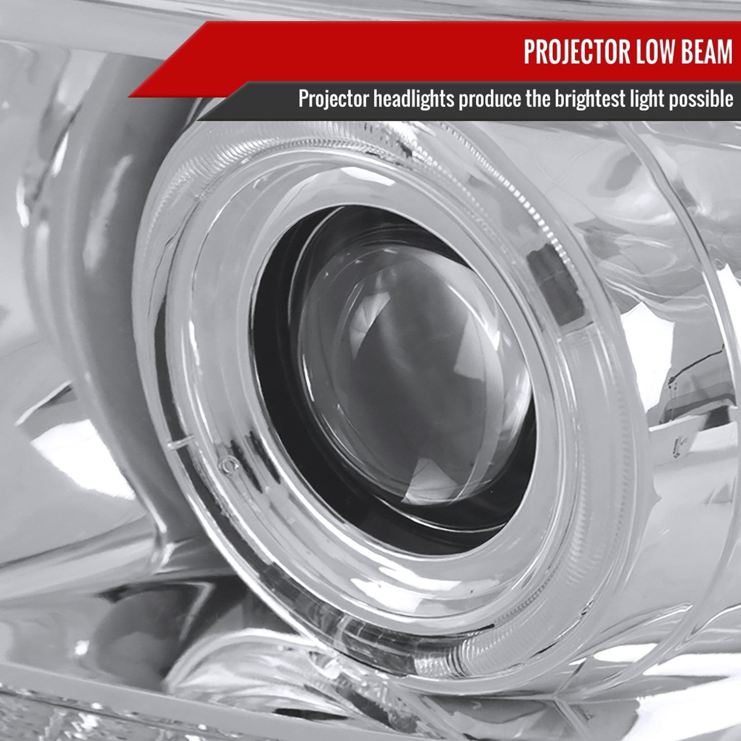 2011-2016 F-250 F-350 F-450 F-550 Dual Halo Headlights LED Signal Chrome