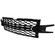 2019-2022 Chevrolet Silverado 1500 LT Glossy Black Honeycomb Hood Grille