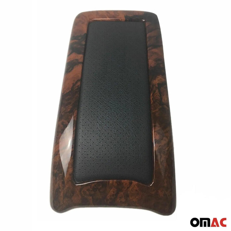 1997-2002 Mercedes CLK Class C208 Armrest Box Lid Cover Leather Walnut