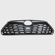 2020-2024 Toyota Highlander Grille Overlay Gloss Black 1Pcs ABS Plastic