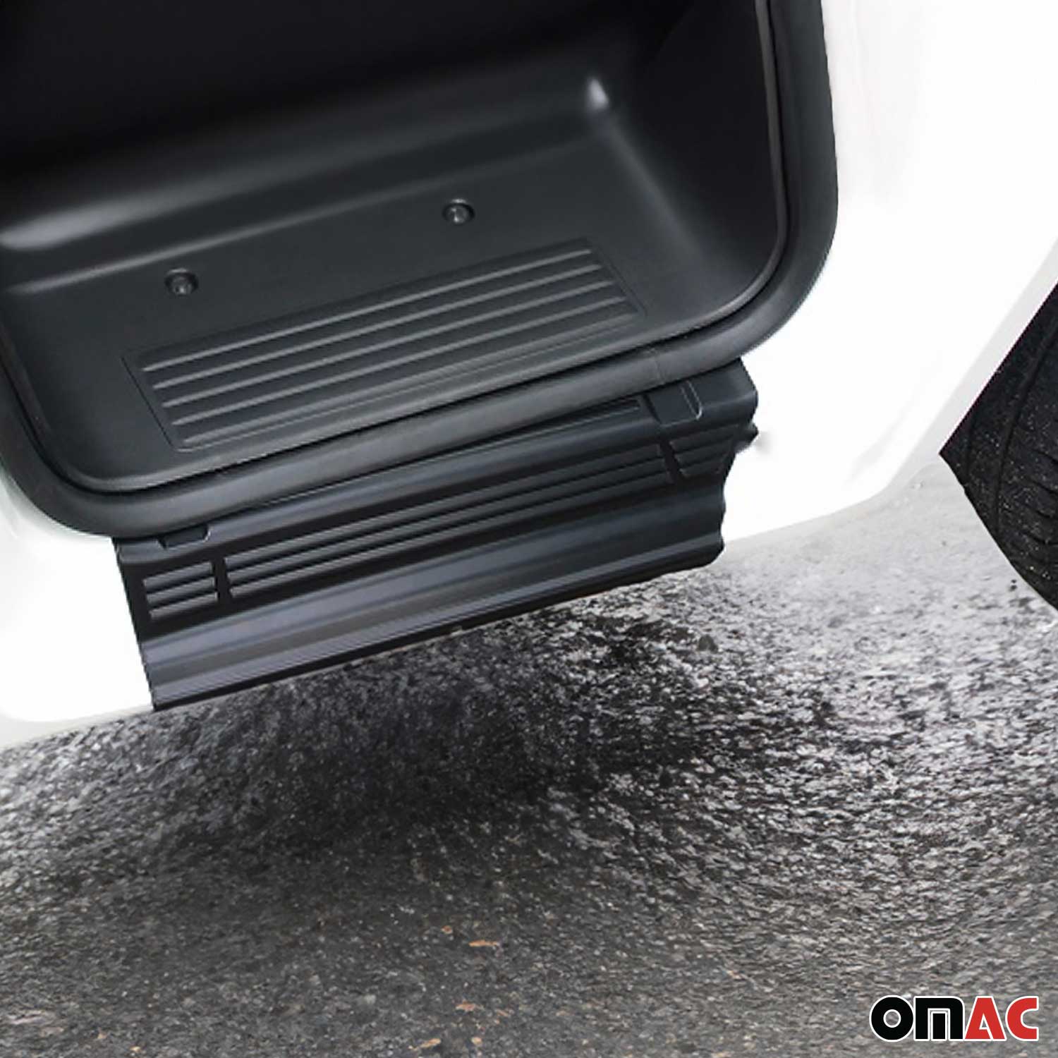 2014-2025 RAM ProMaster Door Sill Scuff Plate Scratch Protector Black 2 Pcs