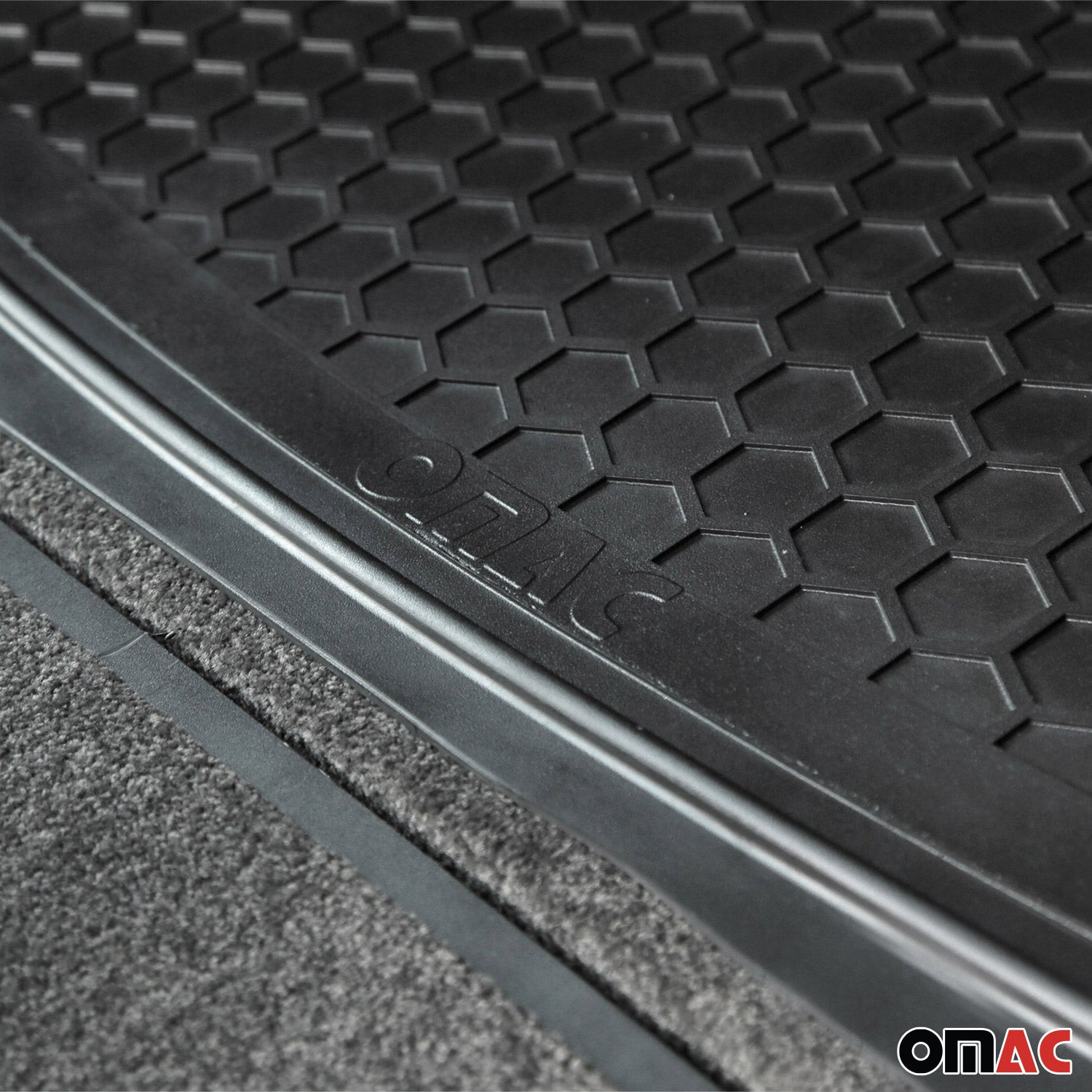 2020-2023 Kia Soul EV Semi-Custom fit Cargo Mat Liner Waterproof Rubber Black 1Pc
