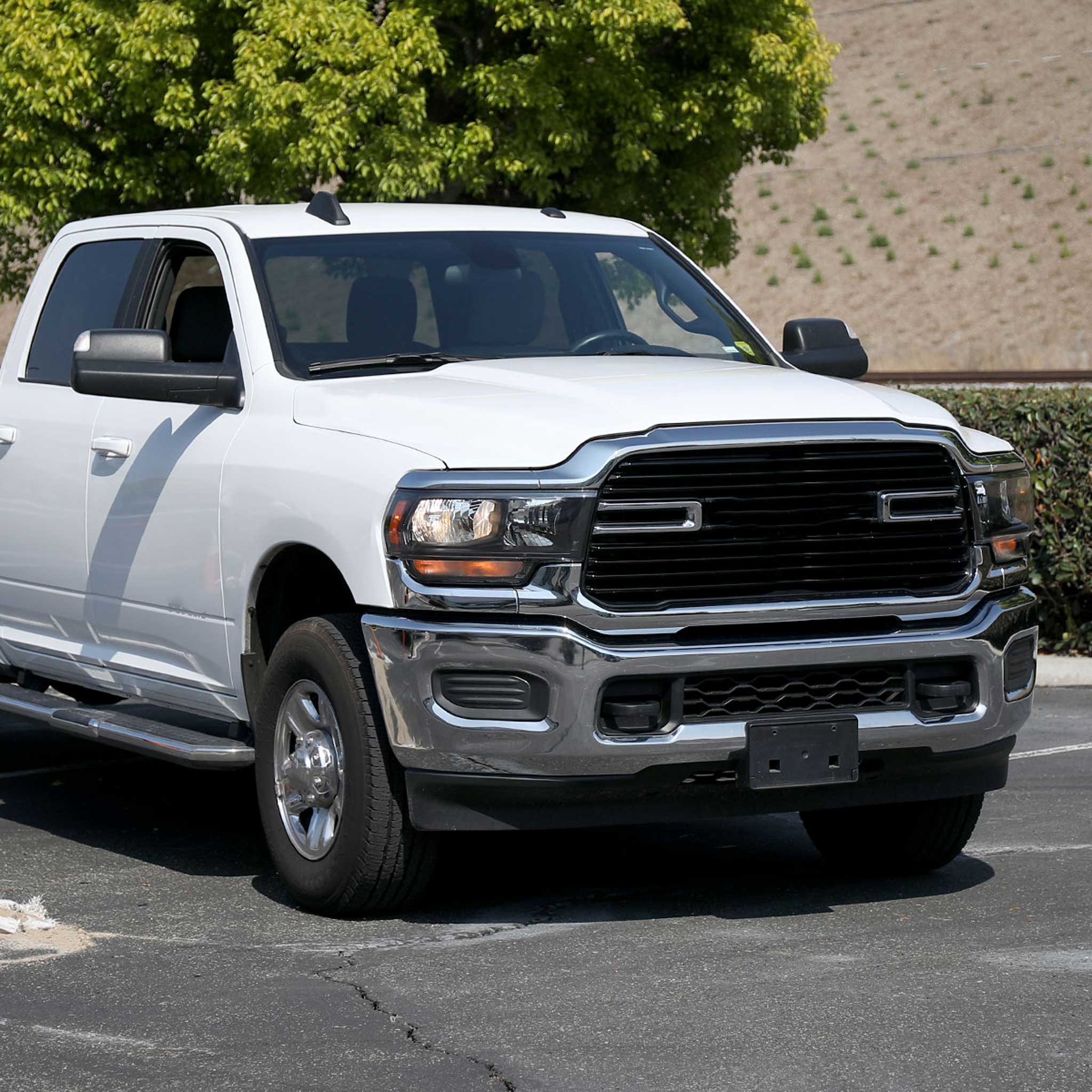 For Dodge RAM 2500 3500 2019-2024 Factory Style Crystal Headlight Passenger Side Only Black Housing Clear Lens