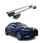 2019-2025 Audi Q8 Roof Rack Cross Bars Silver