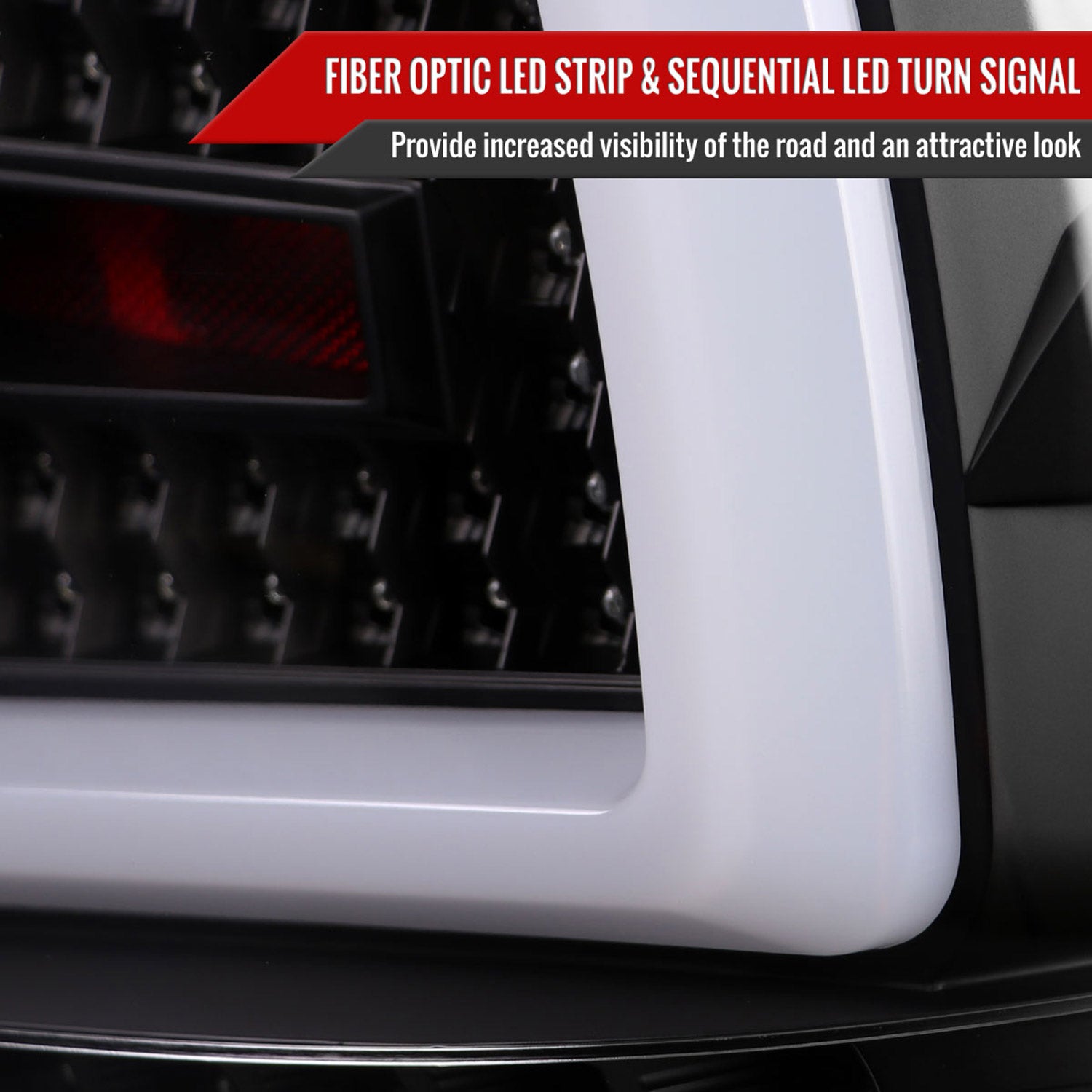 2008-2014 Subaru Impreza WRX/STI LED Turn Signal Tail Lights Matt Black/Clear