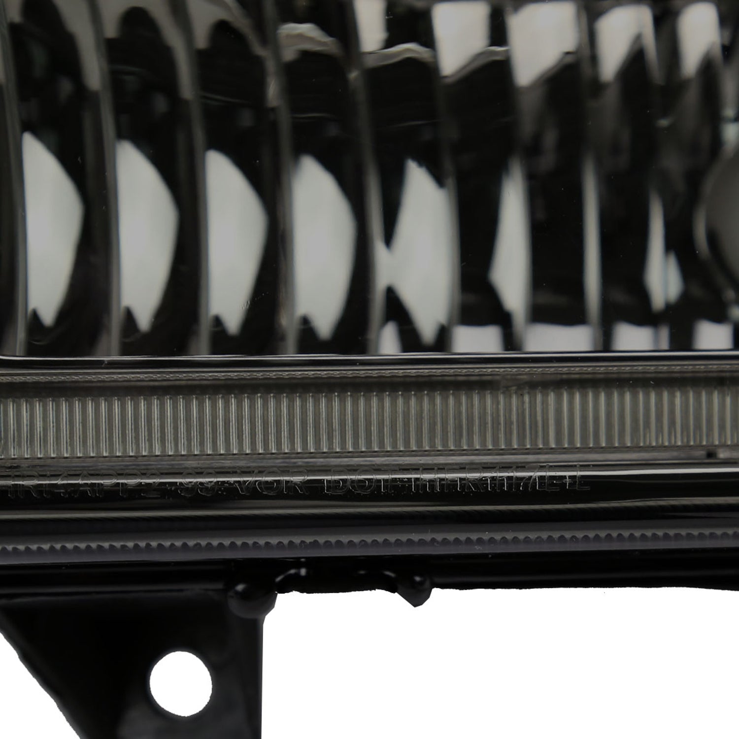 1999-2004 Ford F-250/350/450/550/Excursion Headlights Dual LED C-Bar Smoke