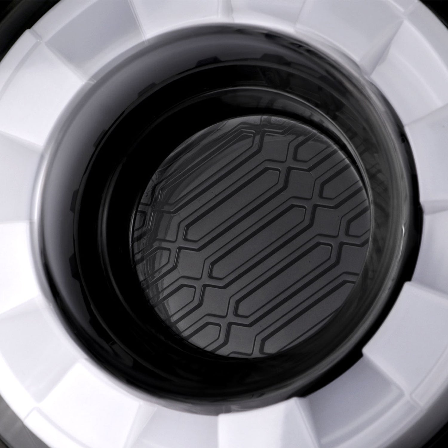 2015-2022 Ford Mustang White LED Bar Tail Lights Glossy Black